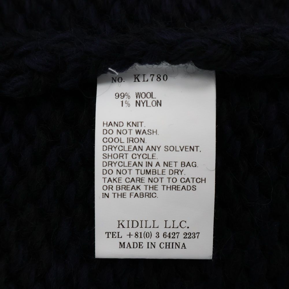 KIDILL (キディル) SKULL SKATE KNIT HAND KNITTED SWEATER スカル