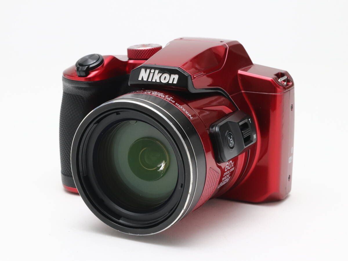 C- (実用品) Nikon ニコン COOLPIX B600 レッド 初期不良返品対応 77