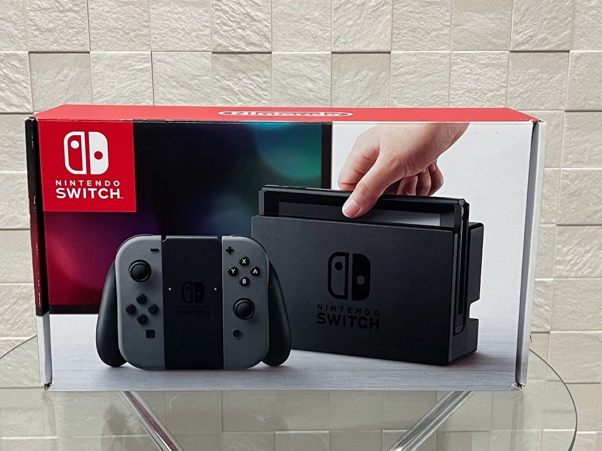 旧型モデル/完品】Nintendo Switch スイッチ 本体 グレー - メルカリ