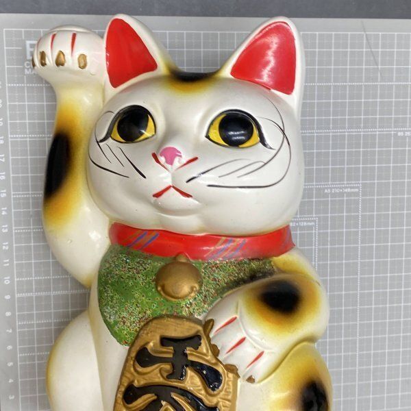 レトロ 招き猫 猫 根付 骨董品 縁起物