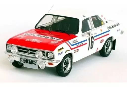 ミニカー　1/43 オペル アスコナ 1972年モンテカルロラリー 9位 Jean Ragnotti / Pierre Thimonier #16 [dsn60] 中古】ミニカー 1/43 オペル アスコナ 1972年モンテカルロラリー
