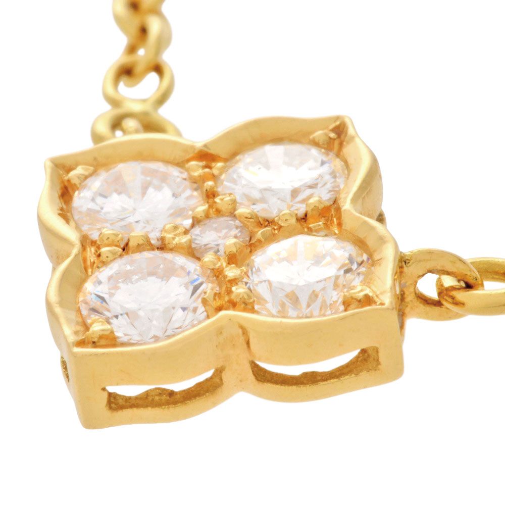 カルティエ　ヒンドゥ　ネックレス　イエローゴールド　　ダイヤ　中古美品 カルティエ Cartier ヒンドゥ ネックレス ダイヤモンド K18YG
