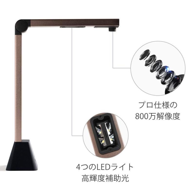 iOCHOW スキャナー S1 ドキュメントスキャナー 800万画素 非破壊