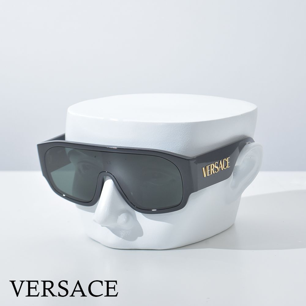 ヴェルサーチ VERSACE サングラス レディース ブラック ゴールド ユニ