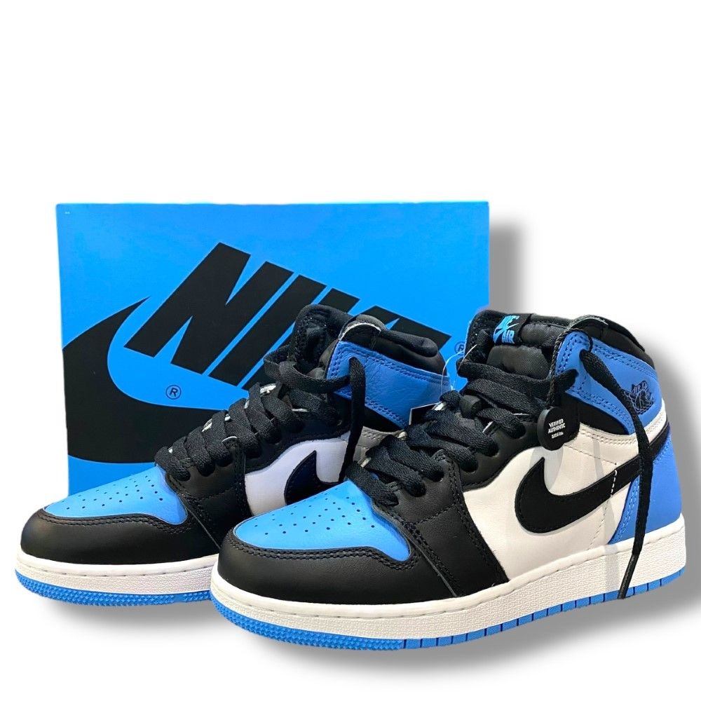 23.5cm NIKE AIR JORDAN 1 RETRO HIGH OG GS UNIVERSITY BLUE お買い得