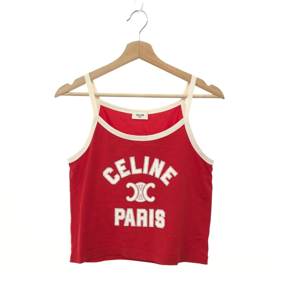 CELINE セリーヌ 24SS ロゴトリオンフキャミソール サイズ:M 2X89D507Z