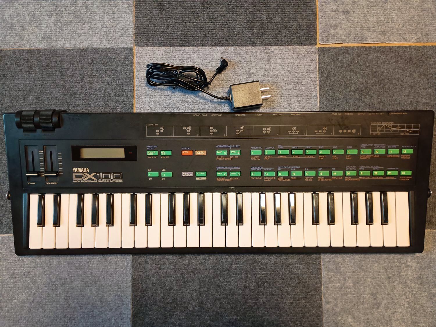 動作確認済】 YAMAHA DX100 シンセサイザー 動作良好・電池OK】YAMAHA