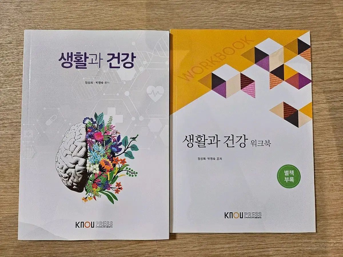 KNOU 生活と 健康 教材 + ワークブック セット