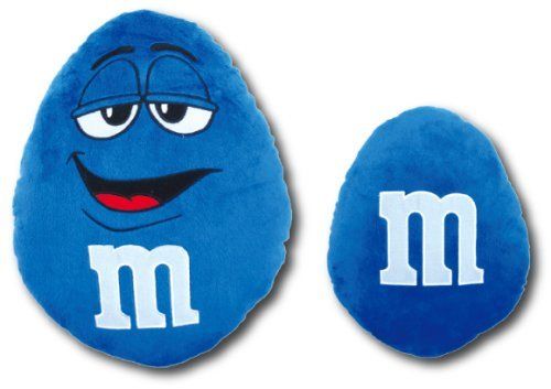 インテリアにバツグンのフワフワクッション【Mu0026M's】エムアンドエムクッション 並行輸入 アメリカン雑貨アメリカ雑貨 (Blue) [Blue　青]