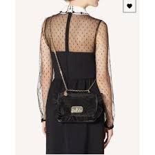 極美品RED VALENTINO ラフィア 2WAY ハンドショルダーバッグ valentino garavani - ヴァレンティノ スパイク ロックスタッズ