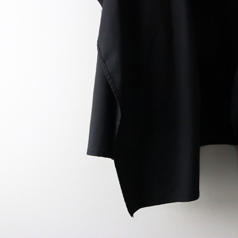 ★美品★ ミズイロインド フード付 ワイド ショートジャケット 黒 楽天市場】ミズイロインド mizuiro ind フーデッド ワイド