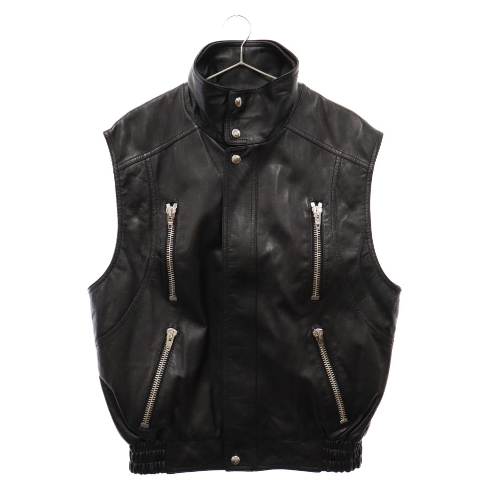 CELINE (セリーヌ) 22AW SLEEVELESS JACKET IN SOFT LAMBSKIN ソフト 