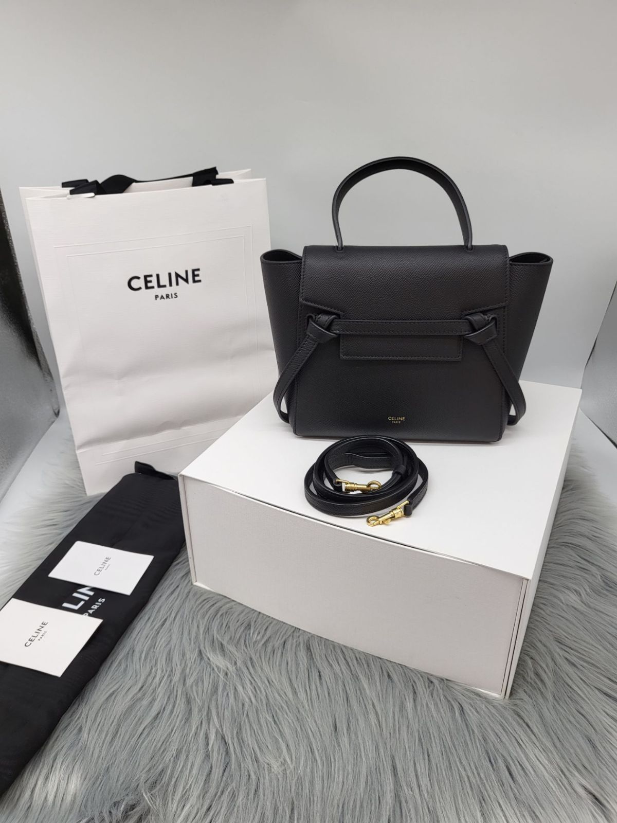 CELINE セリーヌ ベルトバッグナノ