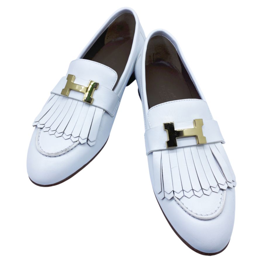 HERMES(エルメス) / ローファー/35/CML/レザー/モカシン/Hロゴ