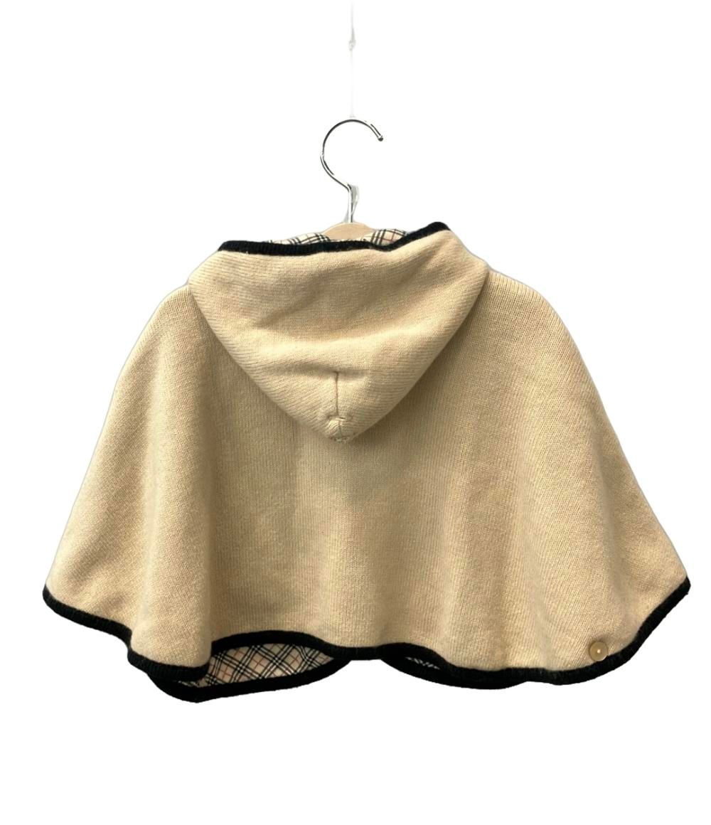 BURBERRY バーバリー ウール リバーシブル ポンチョ BURBERRY