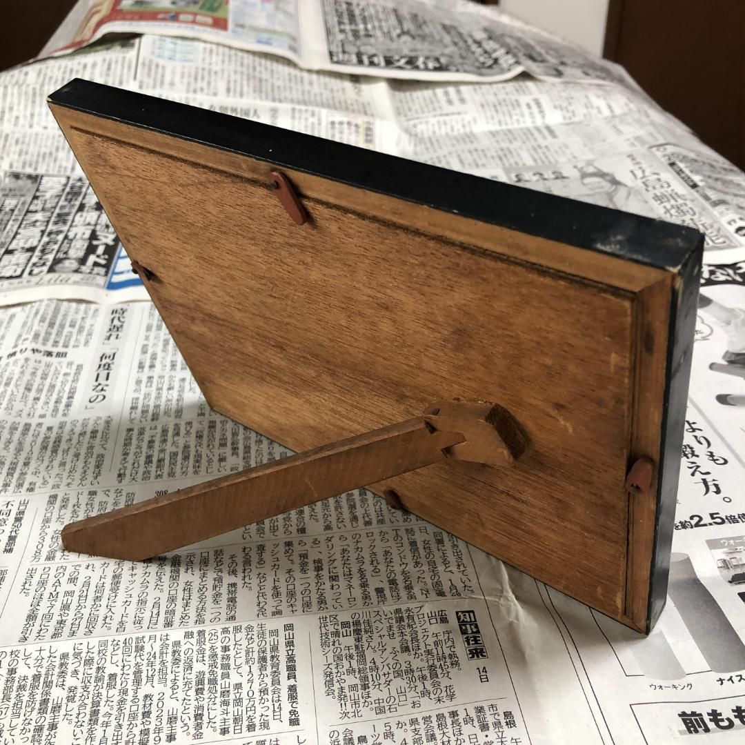 旧日本海軍 写真 額装4点セット 霧島艦長 昭和初期 戦前資料 #877