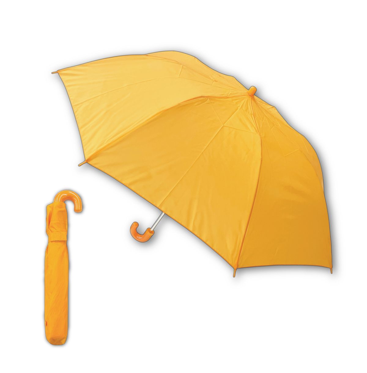 新品】子供 晴雨兼用折りたたみ傘 キッズ イエロー 黄色 通学