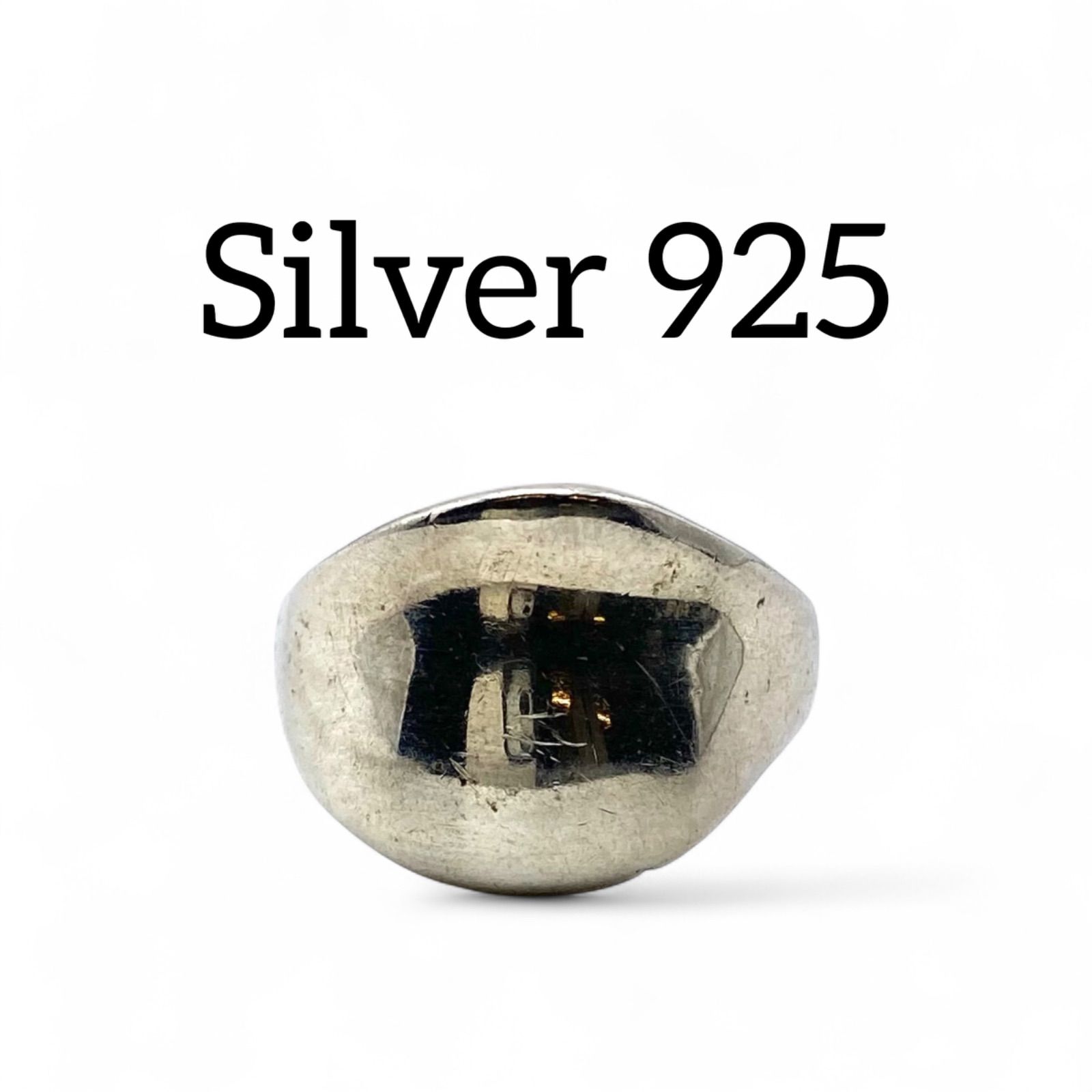 無垢の輝き】シンプル Silver 925 刻印 90s Vintage Ring シルバー 