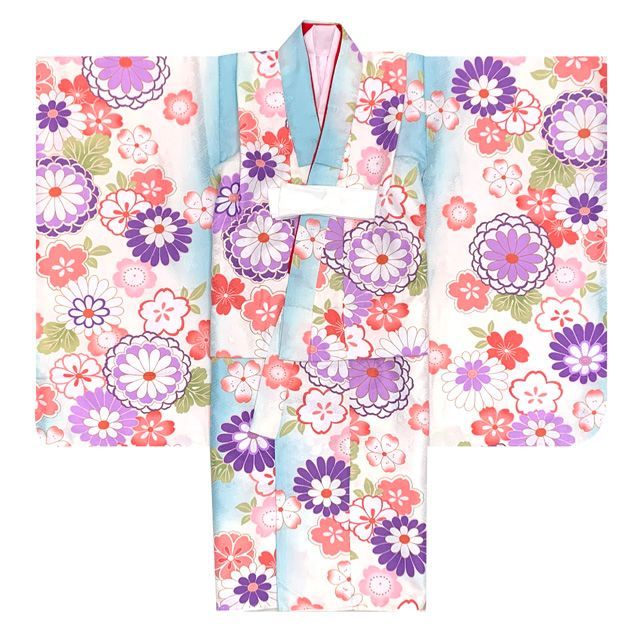 新品小町kids七五三3歳着物コート8点セット花柄薄緑白髪飾り巾着袋下駄お祝い着 新品小町kids七五三3歳着物コート8点セット花柄薄緑白髪飾り巾着袋下駄