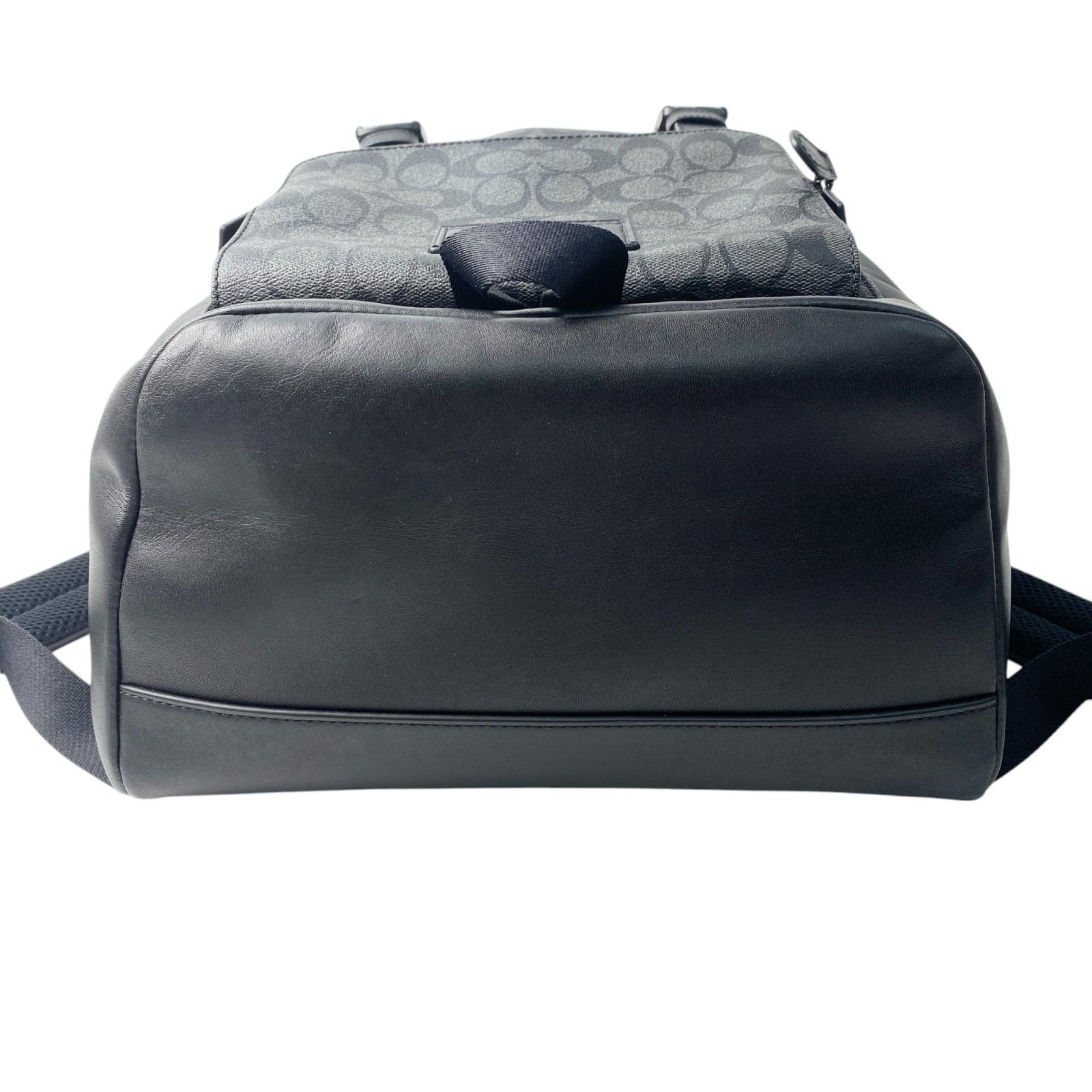 美品 コーチ coach メンズ バックパック ブラック レザー C2712 美品 コーチ coach メンズ バックパック ブラック レザー C2712