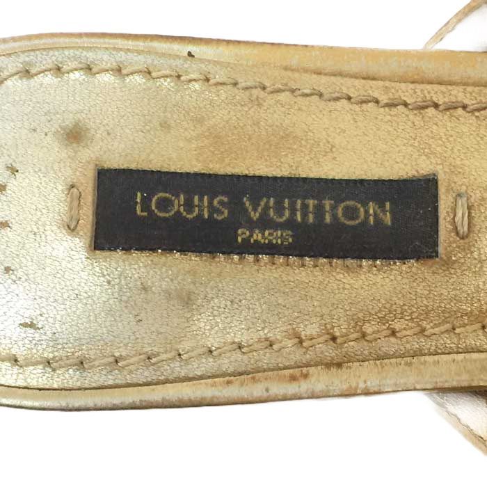 ルイ ヴィトン LOUIS VUITTON モノグラムフラワービジュー サンダル