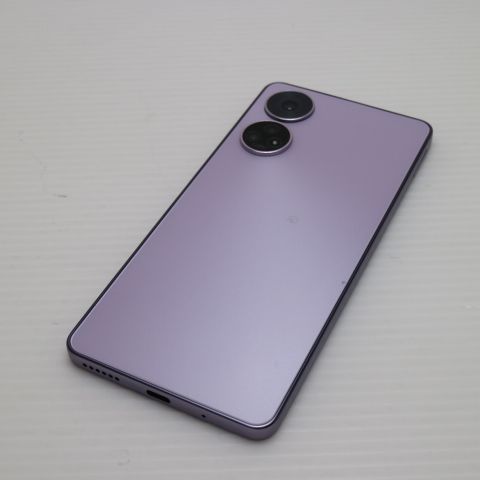 あんしんファミリースマホ　本体のみ　ラベンダー 未使用 あんしんファミリースマホ メモリー4GB ストレージ128GB