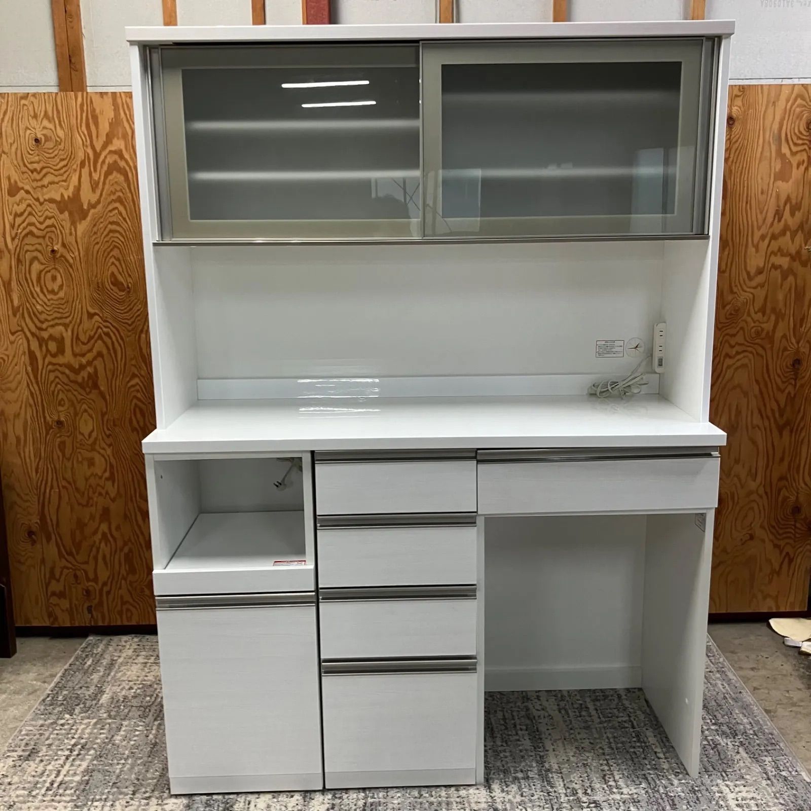 $ 交渉 NITORI ニトリ リガーレ140 オープンキッチンボード キッチン収納 直接 横浜市保土ヶ谷区今井町