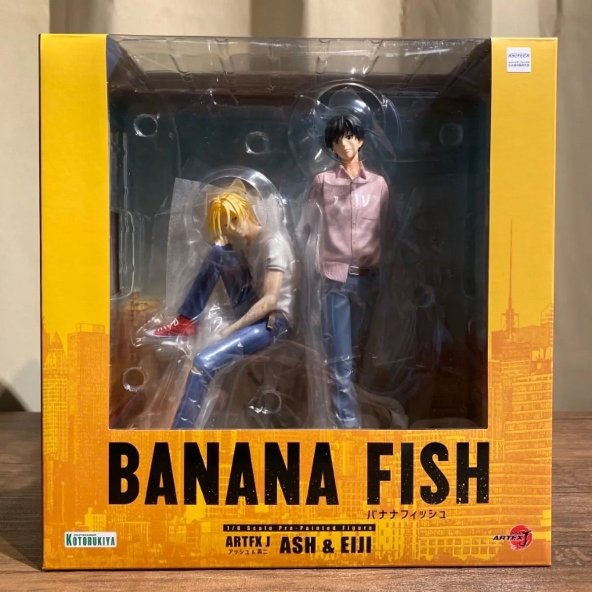 バナナフィッシュ アッシュ＆英二 フィギュア BANANA FISH』アッシュと英二のフィギュアセットが再販！窓辺に