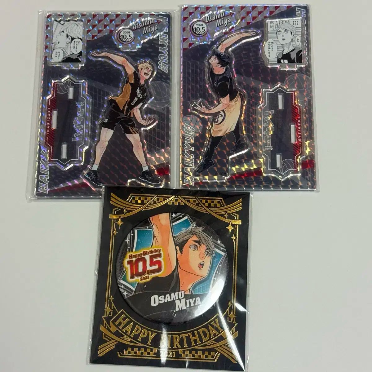 ONE PIECE 2025 宮 侑 治 ジオラマ アクリル スタンド 21 缶バッジ