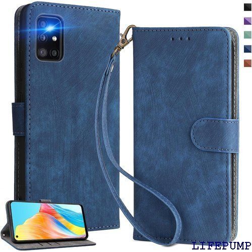 UnivoColors Galaxy A51 5G SC-54A/SCG07 手帳型 スマホケース 携帯カバー 高級合皮 RFIDブロッキング カード収納 専属ストラップ同梱 マグネット開閉 横置きスタンド機能 放熱性 着脱しやすい 全面 色 
