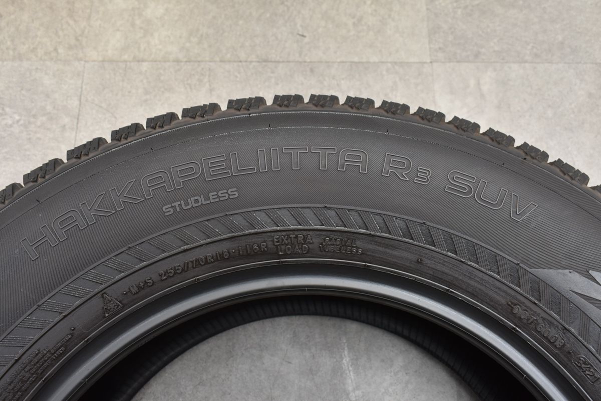 バリ溝】ノキアン ハッカペリッタ R3 SUV 255/70R18 2本セット 