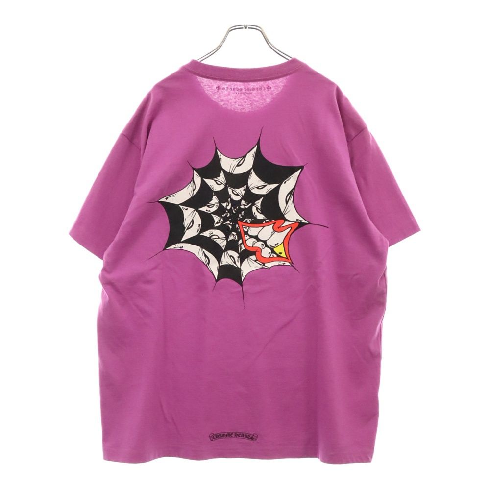 CHROME HEARTS (クロムハーツ) PPO PHYSM T-SHRT MATTY BOY バックプリント半袖Tシャツ カットソー パープル