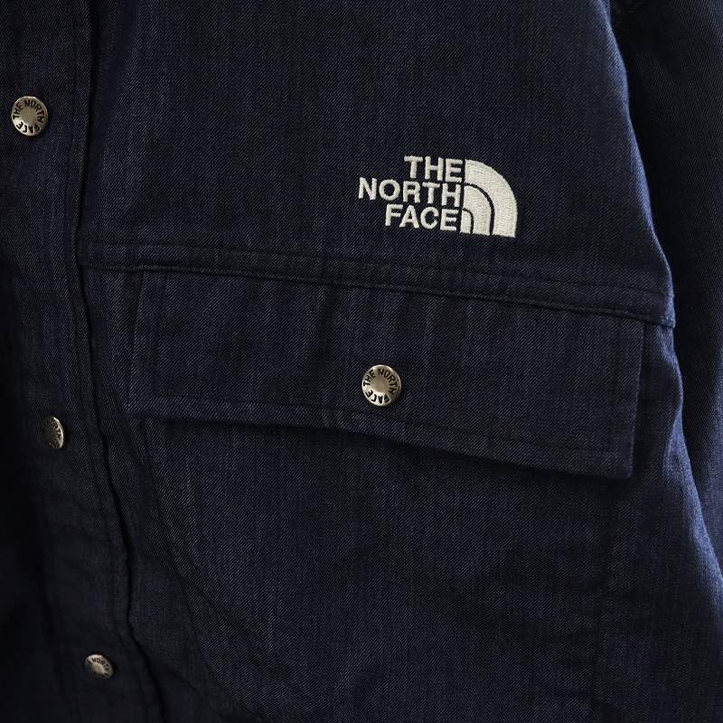 ザノースフェイス THE NORTH FACE NYLON DENIM NUPTSE SHIRT ナイロン