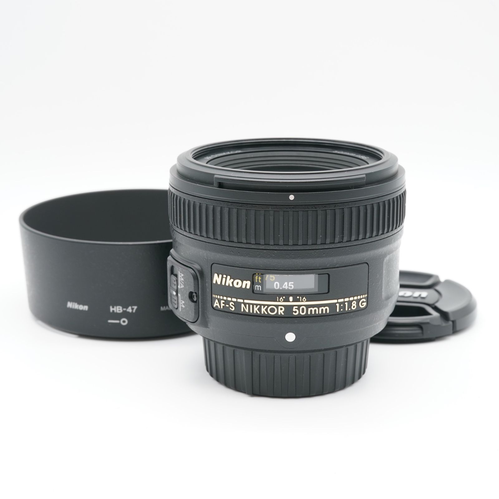 ほぼ新品 Nikon ニコン AF-S NIKKOR 50mm f/1.8G フルサイズ対応 AF-S  