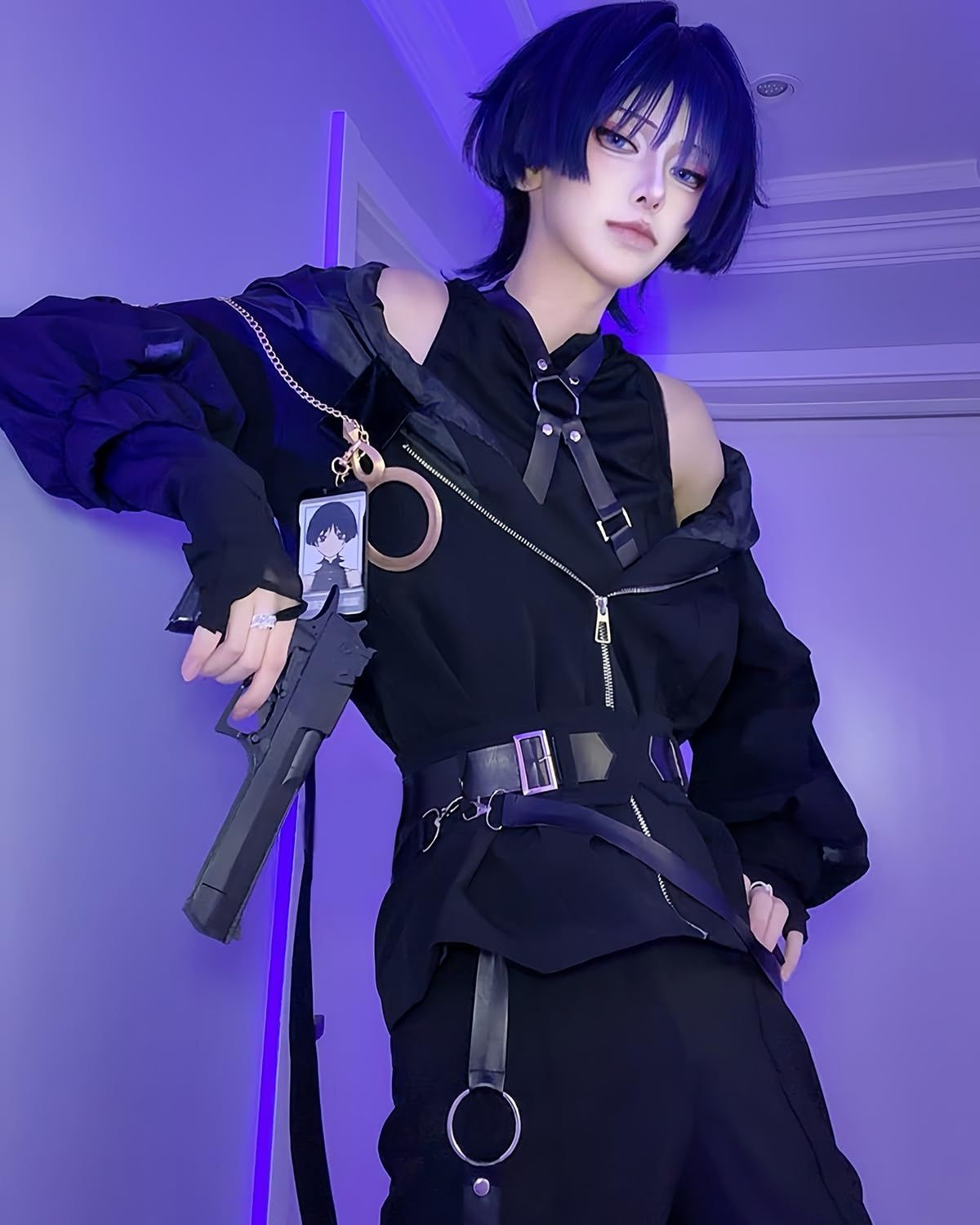 散兵 コスプレ ウィッグ付き 原神 国崩 放浪者 スカラマシュ 黒 散兵 コスプレ ウィッグ付き 原神 国崩 放浪者 スカラマシュ 黒