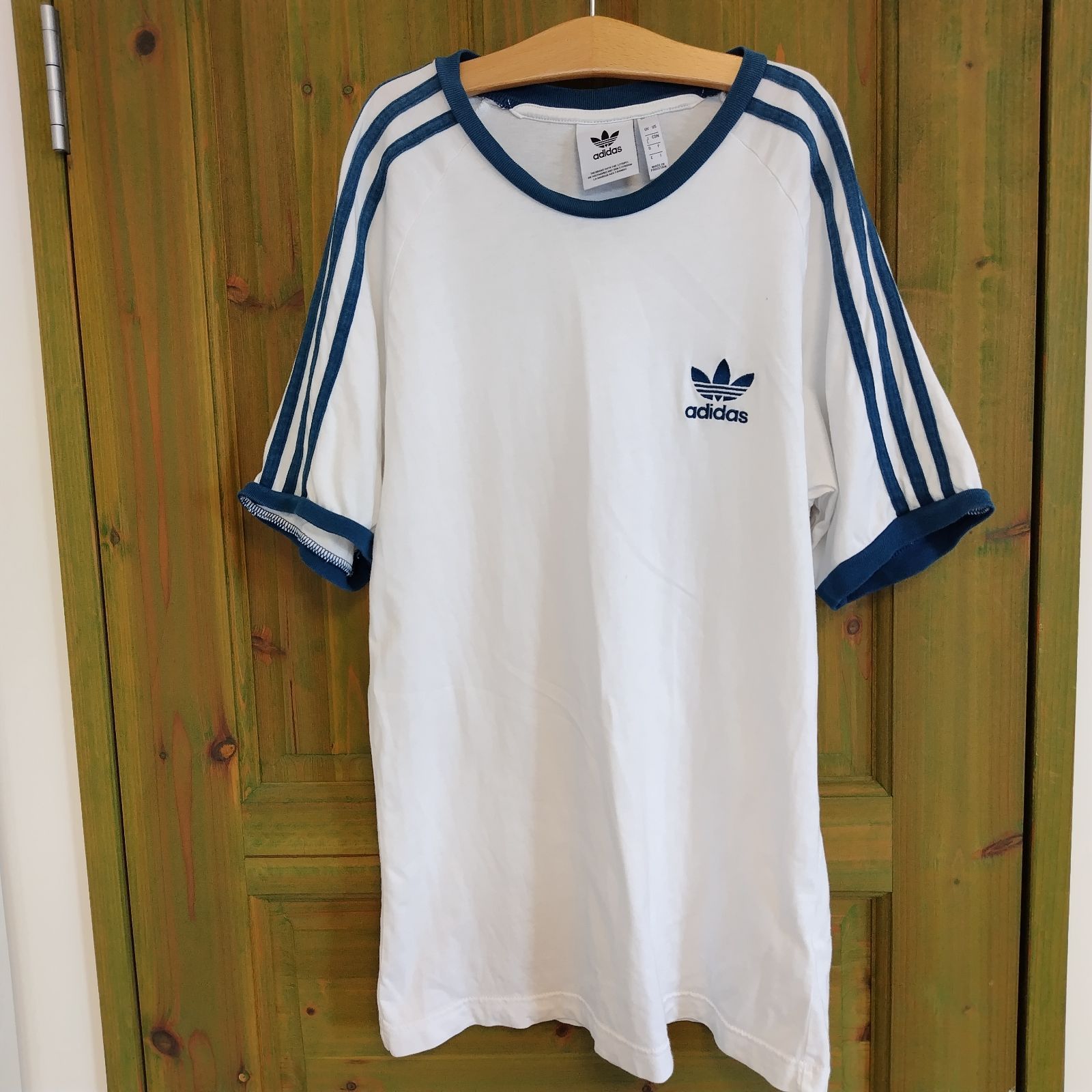 adidas アディダス リンガーTシャツ Tシャツ トレフォイルロゴ