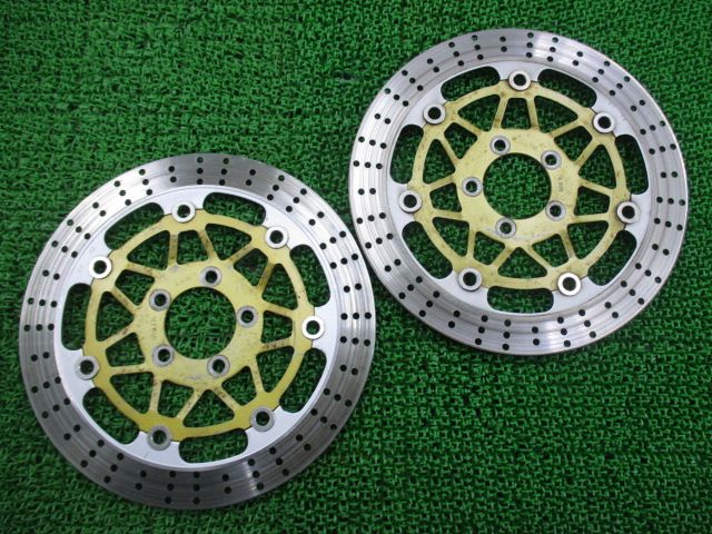 ZRX400 フロントブレーキディスク 左右 カワサキ 純正 バイク 部品 