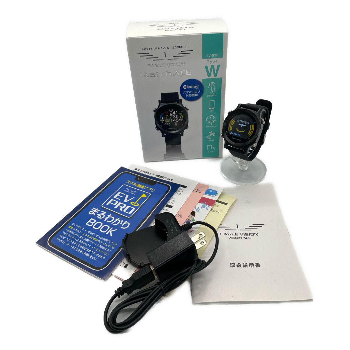 coco 中古 イーグルビジョン EAGLE VISION ゴルフナビ 黒 watch ACE GPS 飛距離計 ウォッチタイプ 中古 イーグルビジョン EAGLE VISION ゴルフナビ 黒 watch ACE