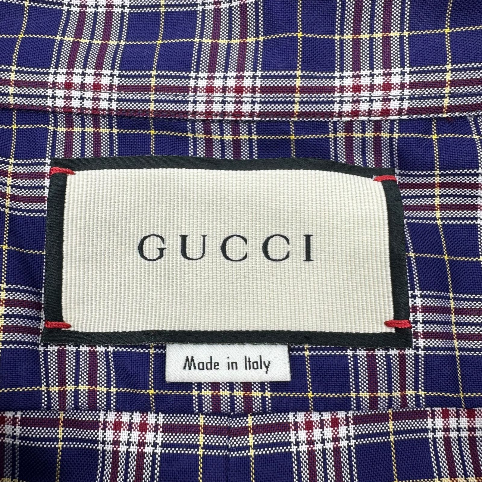 GUCCI(グッチ) 18SS ミケーレ期 ZAAZX Oversized Tartan Check S