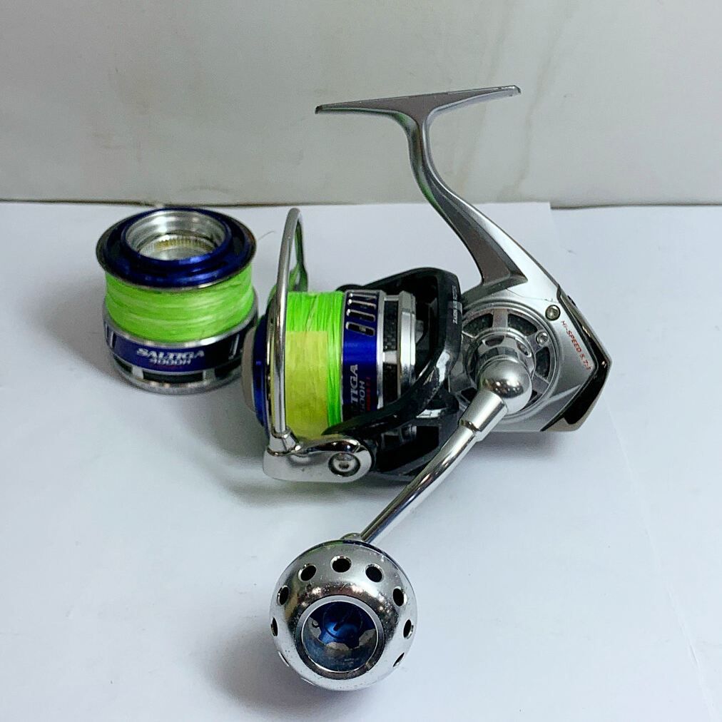 DAIWA - ★★DAIWA ダイワ 10ソルティガ 3500H  スピニングリール　スプール付　使用感あり　キズあり 059521-01144 DAIWA ダイワ 10ソルティガ 3500H スピニングリール スプール付