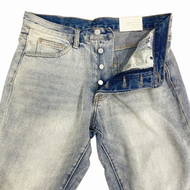 【送料無料】mnml B594 SUN FLARE デニム パンツ フレアカット ブーツカット ブルー 青 DENIM PANTS Blue ミニマル