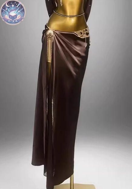 新品 未使用 新作 背中綺麗 ベリーダンス衣装 トップスブラ スカート