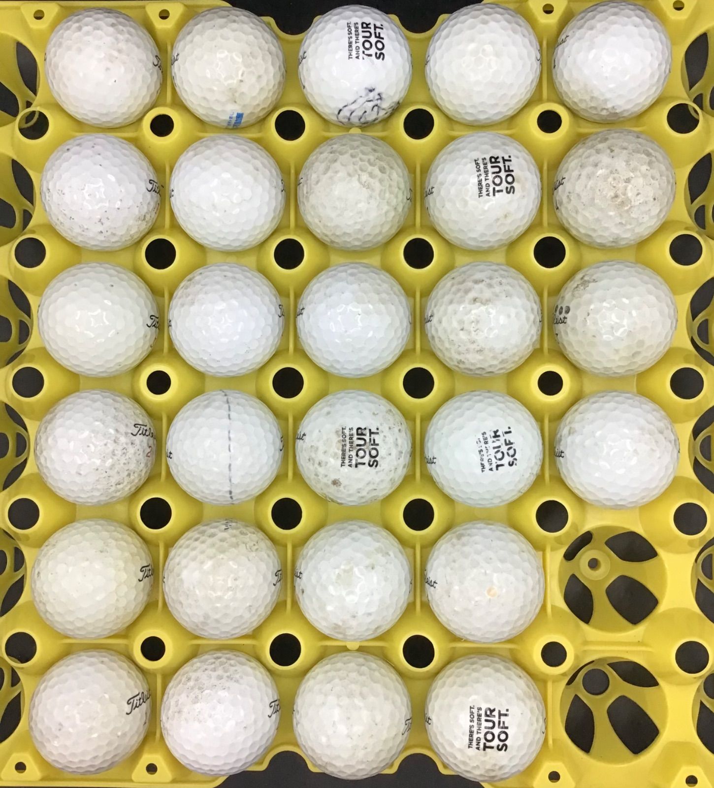 No.387 Titleist DT TOURSOFT TOURSOFT 28球 ロストボール