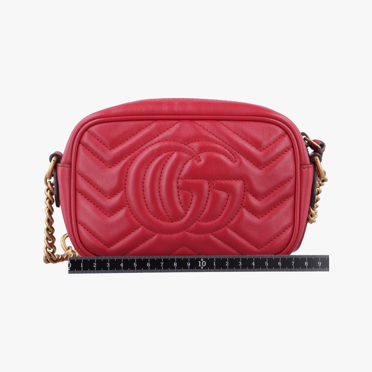 グッチGucciGGマーモントレッドレザー448065B023155912