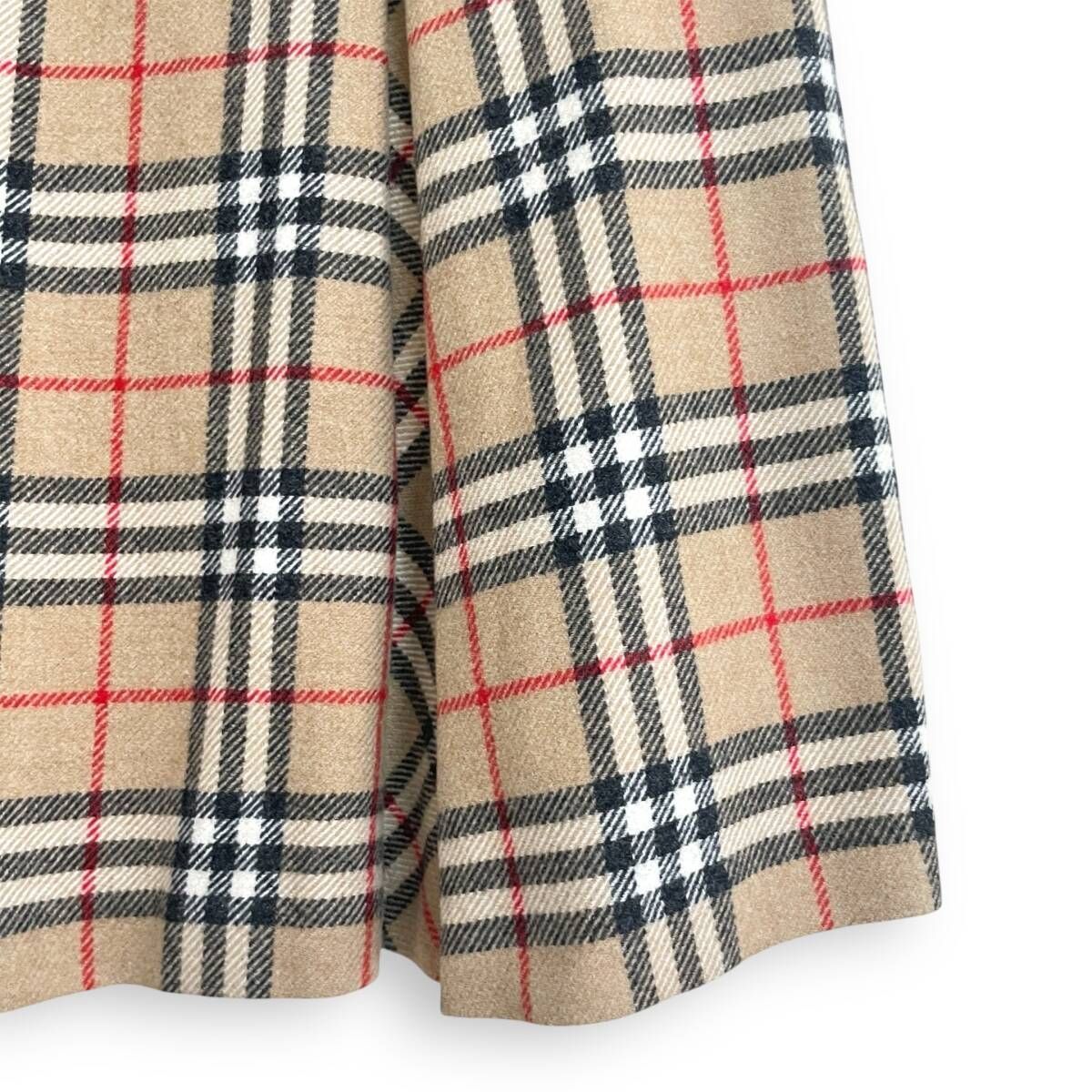 Burberry LONDON バーバリー ロンドン ノバチェック ウール アルパカ スカート 46 GULLKHAN_COM