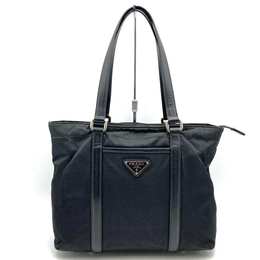 PRADA プラダ ハンドバッグ トートバッグ ブラック ナイロン レディース メンズ ファッション プレゼント