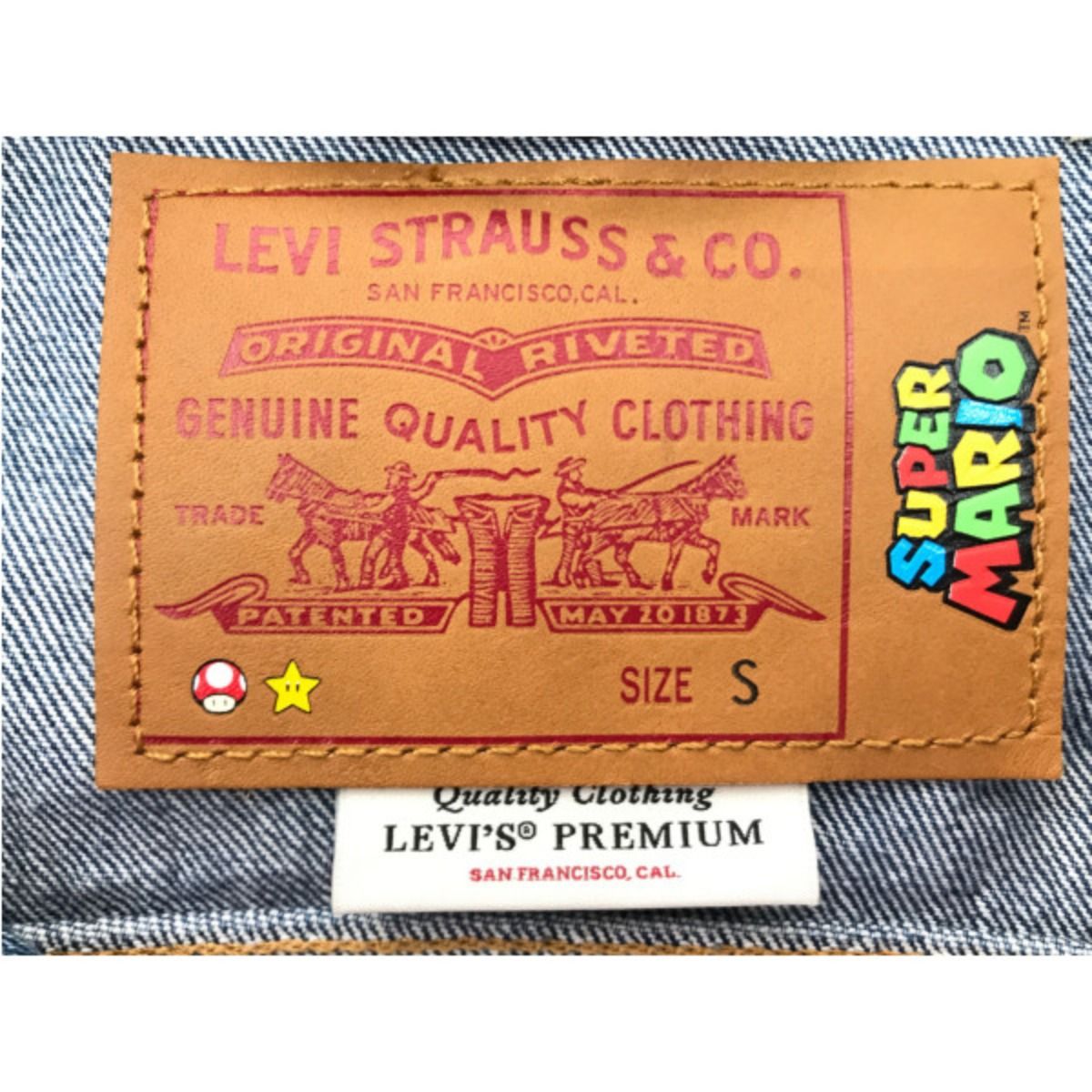 ▽▽LEVI'S リーバイス スーパーマリオ デニムジャケット Gジャン