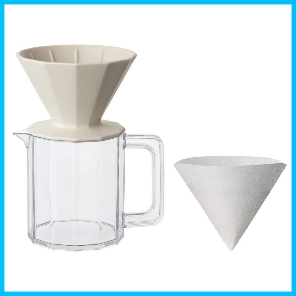 【在庫処分】4cups ブリューワージャグセット ベージュ ALFRESCO 食洗機使用可 (キントー) アウトドア KINTO 20732