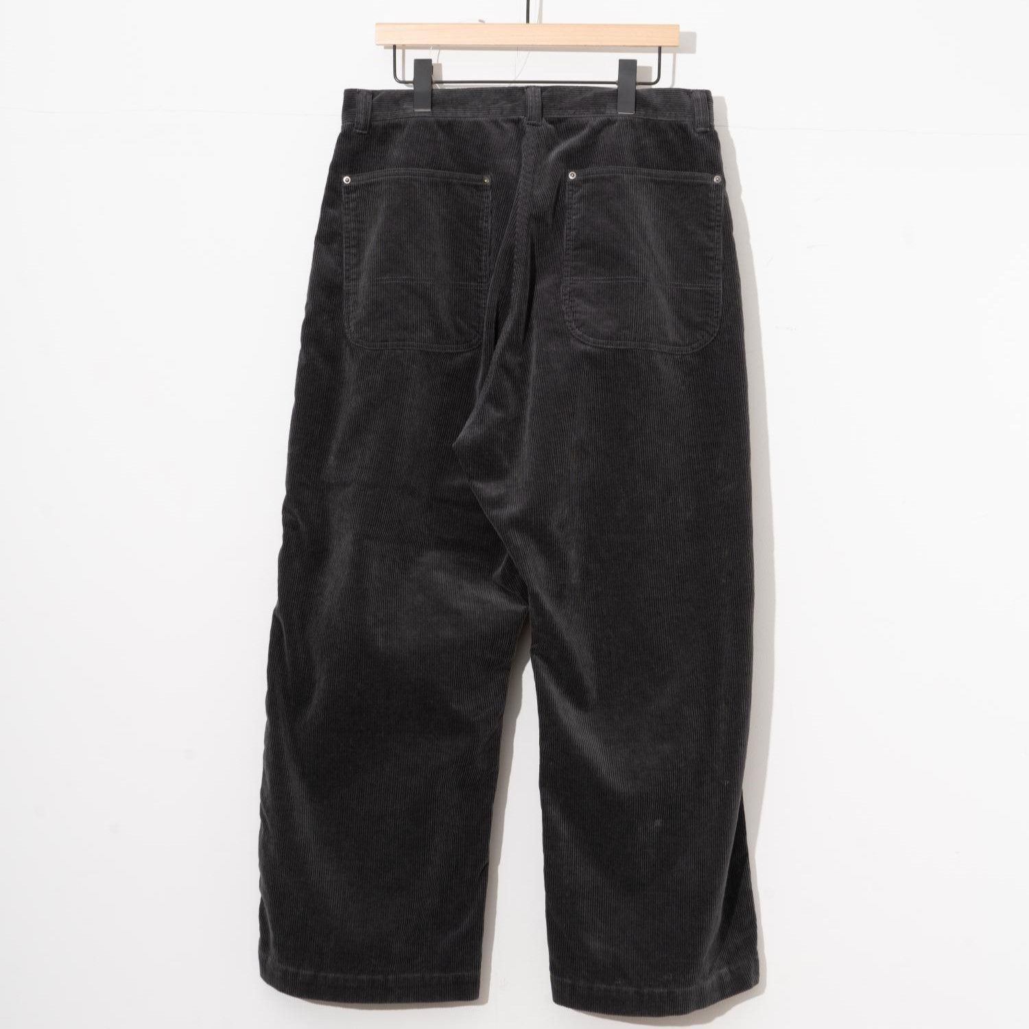 Ordinary fits オーディナリーフィッツ CORDUROY BELL PANTS GRAY 