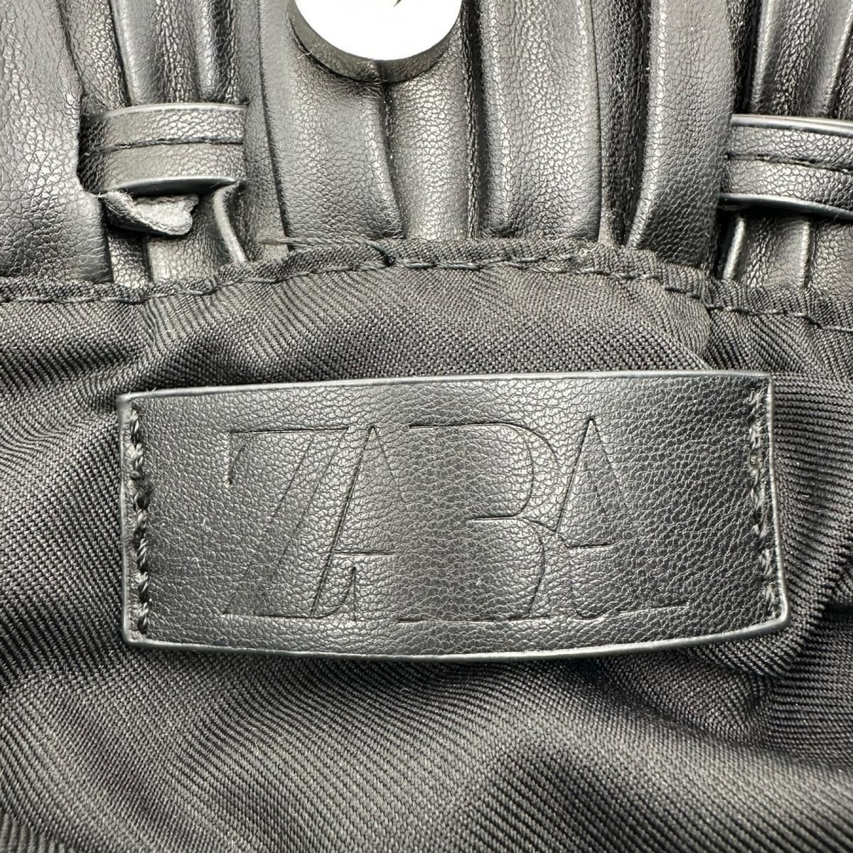 【新品未使用】ZARA 2way巾着バッグ ザラ 2WAY ショルダーバッグ 巾着型 ショルダーバッグ ZARA ブラック